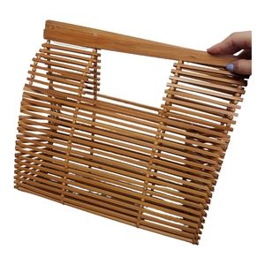 Bamboo Box Basket Bag